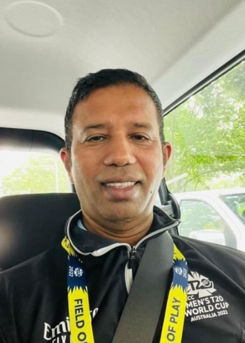 Kumar Dharmasena as seen in an Instagram Post in November 2022