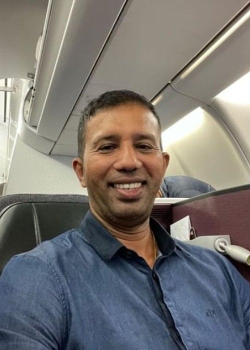 Kumar Dharmasena as seen in an Instagram Post in September 2022