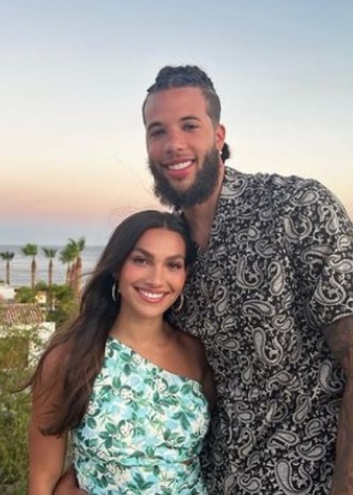 Michael Carter-Williams and Tia Shah, as seen in July 2022