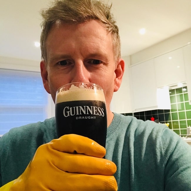 Patrick Kielty as seen in a selfie that was taken in March 2020