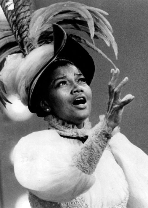 Pearl Bailey performing on The Ed Sullivan Show in 1968. She sang Before the Parade Passes By from the Broadway musical Hello, Dolly!, in which she was starring at the time on June 7, 1968