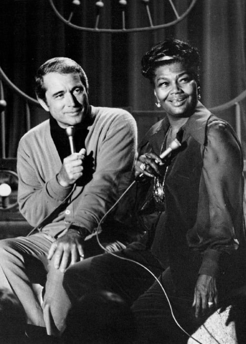 Pearl Bailey with guest Perry Como on her short-lived television program, The Pearl Bailey Show
