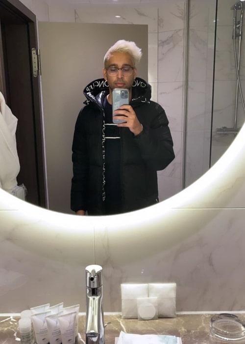 ShahZaM as seen in a selfie that was taken in November 2021