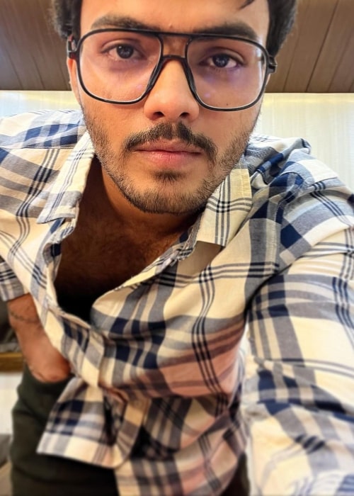 Sparsh Shrivastav as seen in a selfie that was taken in November 2022