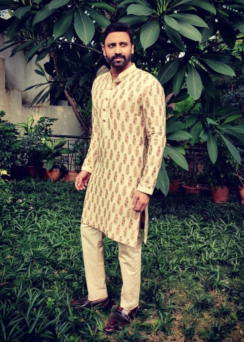 Yarlagadda Sumanth Kumar posing for a picture in August 2020