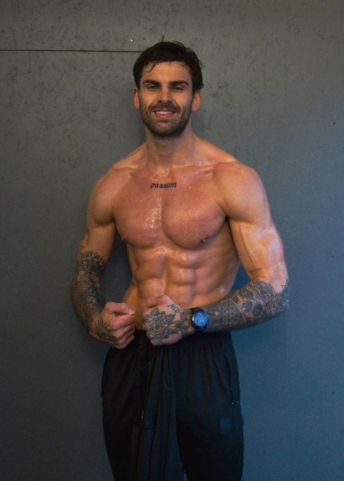 Adam Collard as seen in a picture that was taken in December 2022, at Sculpt Fitness HQ