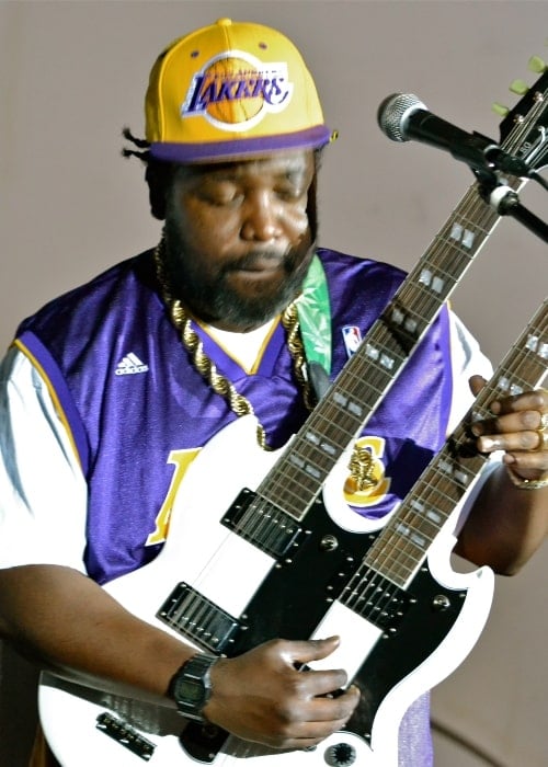 Afroman as seen in a picture taken while performing on stage at Gainesville in February 2011