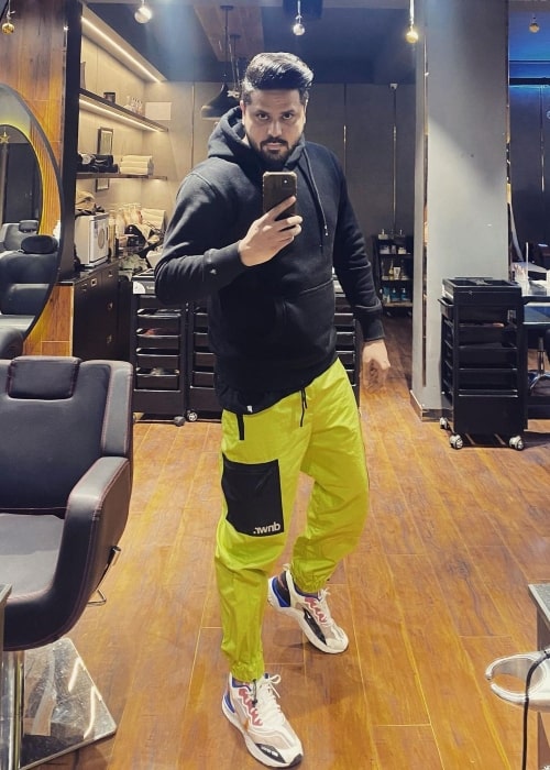 Alfaaz Singh as seen in a selfie that was taken in December 2020