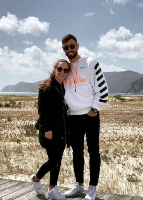 Bruno Fernandes and Ana Pinho, as seen in April 2020