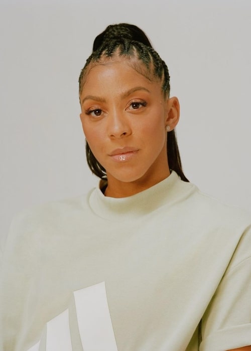 Candace Parker as seen in a picture that was taken in December 2022