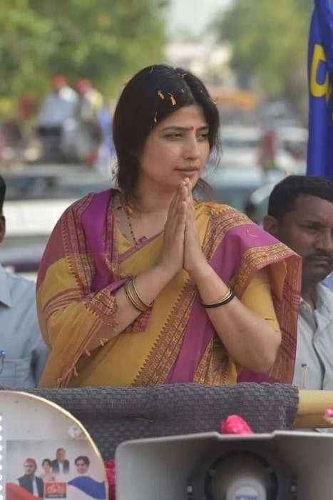 Dimple Yadav as seen in an Instagram Post in March 2019