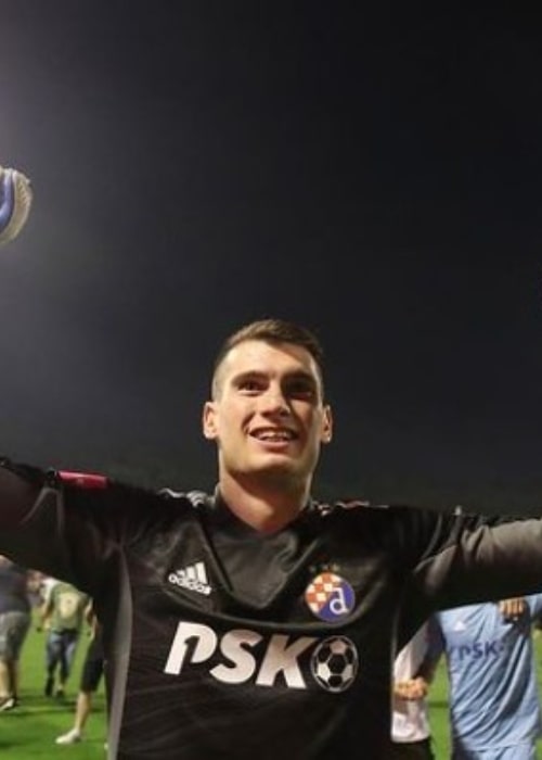 Dominik Livaković as seen in an Instagram Post in May 2022