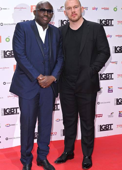 Edward Enninful seen with Alec Maxwell in June 2022