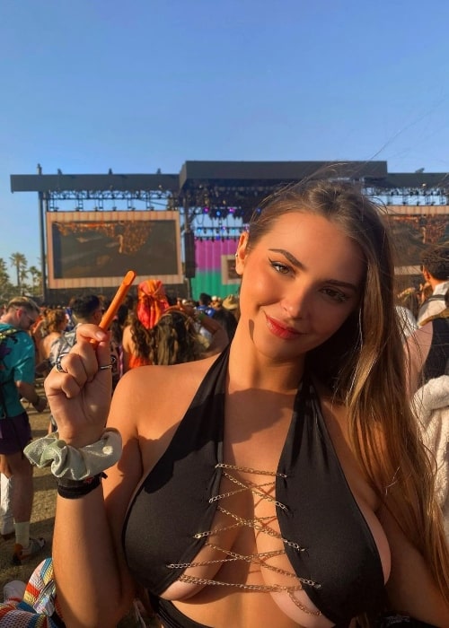 Emma Char as seen in a picture that was taken in April 2022, at Coachella, California