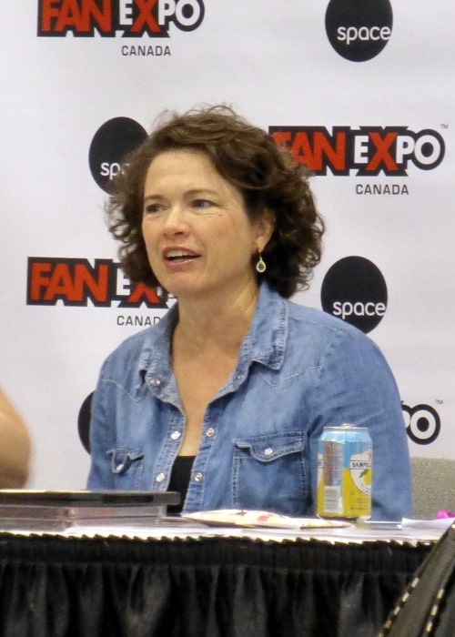 Heather Langenkamp as seen in a picture that was taken at the 2014 Fan Expo Canada on August 30