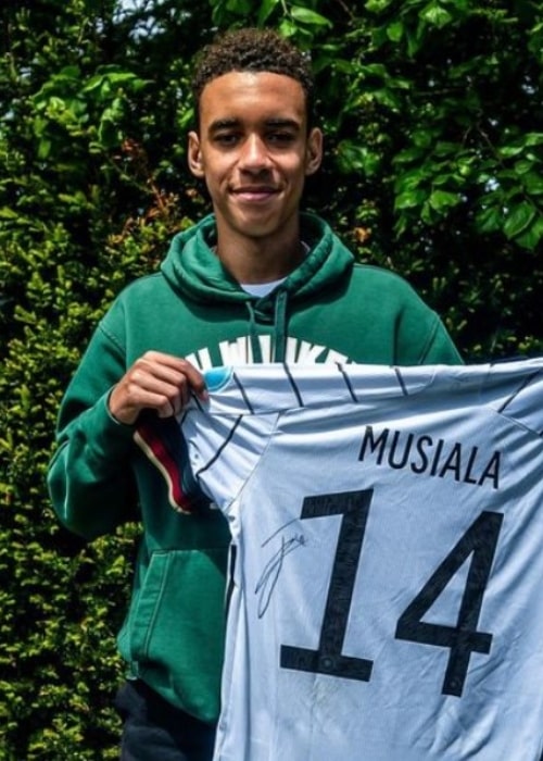Jamal Musiala as seen in an Instagram Post in June 2022