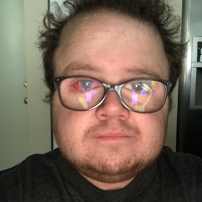 Keenan Cahill as seen in a selfie that was taken in August 2021