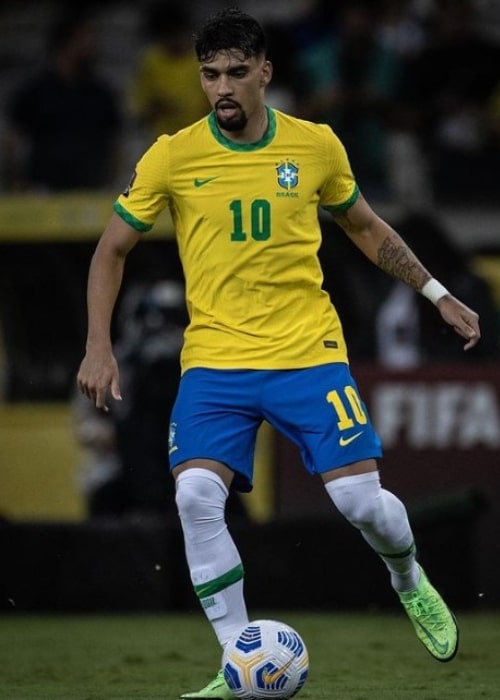Lucas Paquetá as seen in an Instagram Post in March 2022