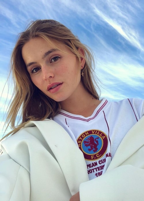 Mallory Edens as seen in a selfie that was taken in January 2019, in Los Angeles, California
