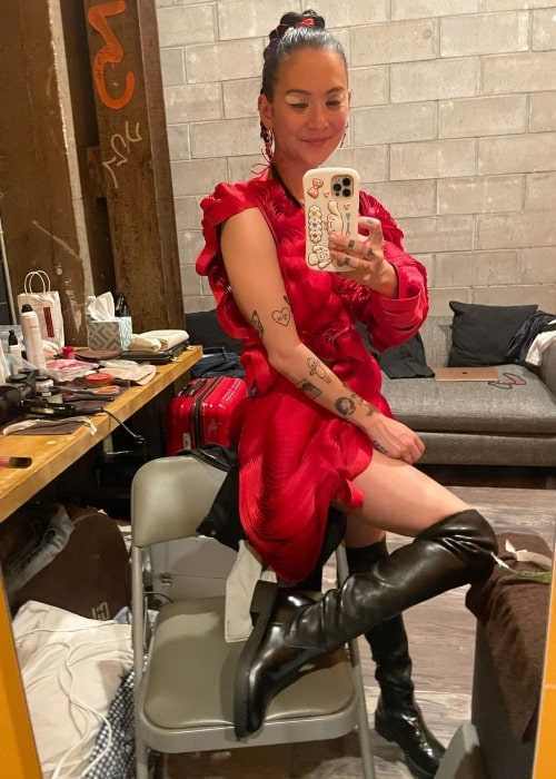 Michelle Zauner as seen in a selfie that was taken in October 2021