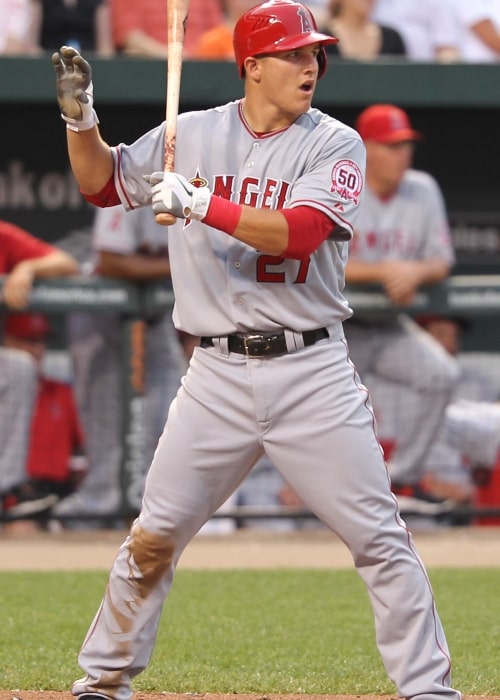 Mike Trout as seen in a picture taken on July 22, 2011