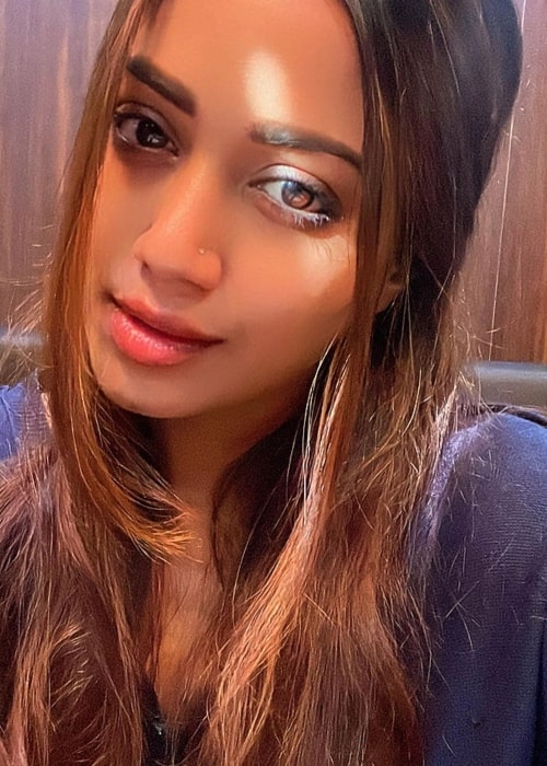 Nivetha Pethuraj as seen in a selfie that was taken in November 2022