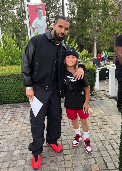 Ocean Brown as seen in a picture with rapper Drake in September 2022