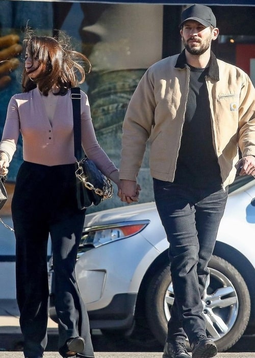 Paul Boukadakis as seen in a picture with his beau Ana de Armas in December 2021