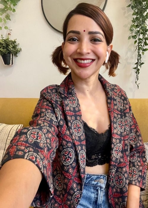 Plabita Borthakur as seen while taking a selfie in June 2022