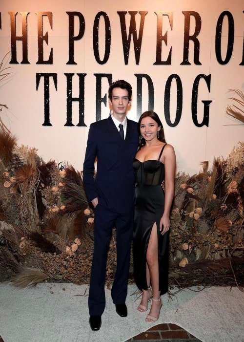 Rebecca Phillipou as seen in a picture with beau Kodi Smit-McPhee taken in October 2021