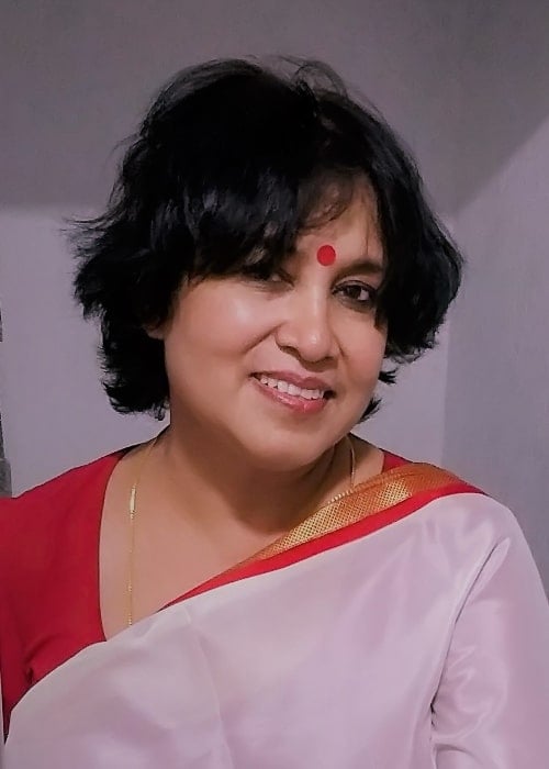 Taslima Nasrin as seen in a picture that was taken in April 2019