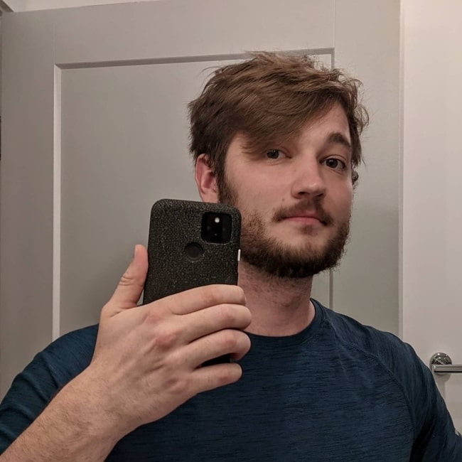 TheOdd1sOut as seen in a selfie that was taken in June 2021