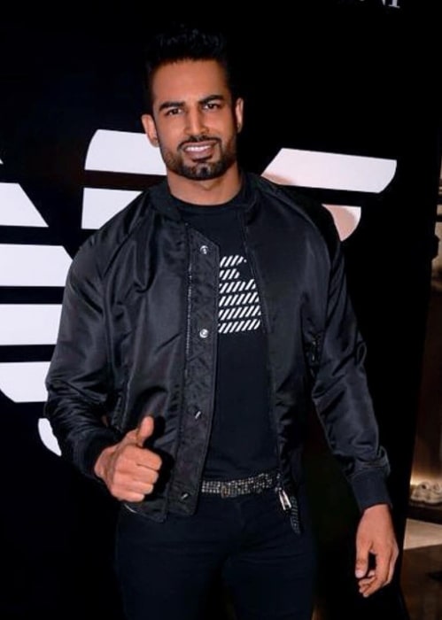 Upen Patel as seen while posing for the camera in March 2019