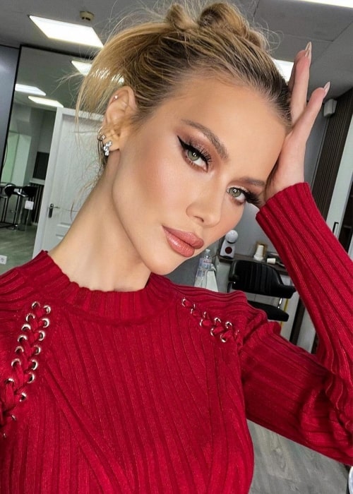 Viktoria Apanasenko as seen in a selfie that was taken in November 2022, in Kyiv, Ukraine