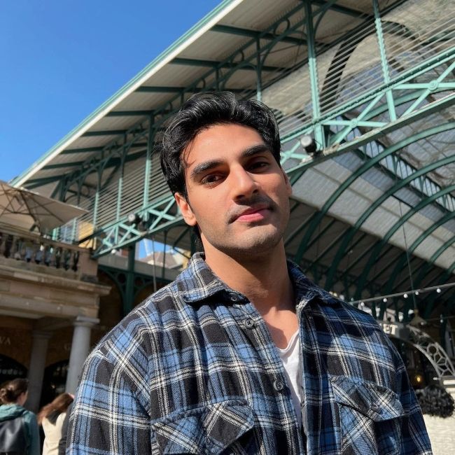 Ahan Shetty as seen in an Instagram picture from March 2022