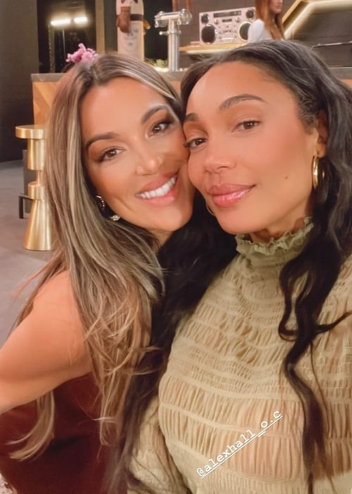 Alex Hall as seen in a selfie that was taken at Newport Beach, California in Janauary 2022, with fellow realtor and reality star Brandi Marshall