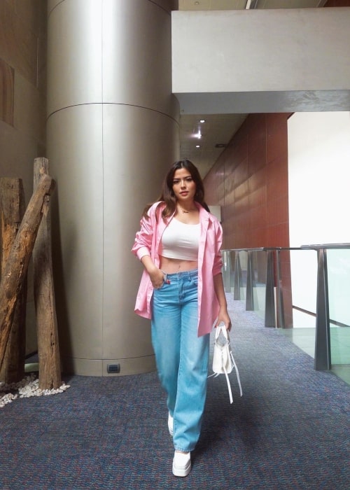 Alexa Ilacad as seen in a picture that was taken in January 2023