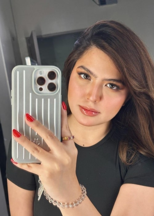 Alexa Ilacad as seen in a selfie that was taken in January 2023