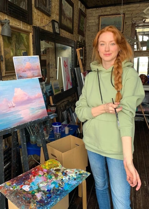Alina Kovalenko as seen in a picture that was taken in March 2021