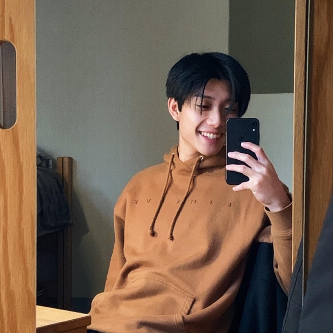 Antony Chen as seen in a selfie with taken in November 2020