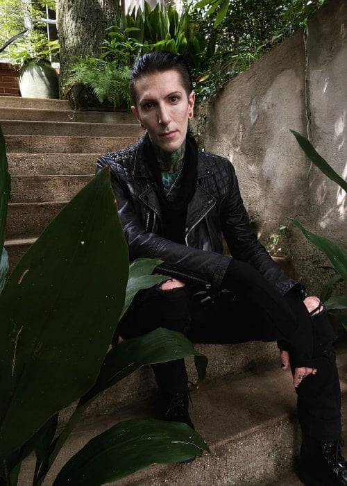 Chris Motionless as seen in a picture that was taken in October 2020
