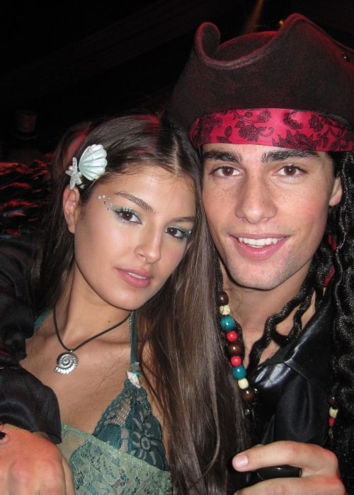 Corrado Martini as seen in a selfie with model Darianka Sánchez in Los Angeles, California in November 2022