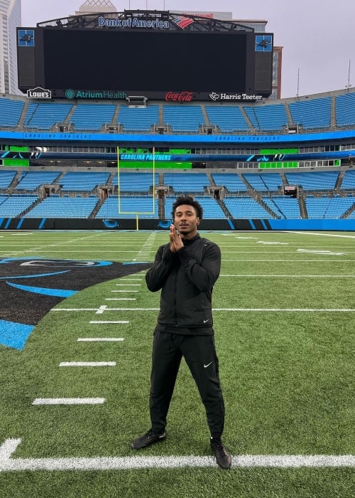 Deestroying as seen in a picture that was taken in December 2022, at the Bank of America Stadium