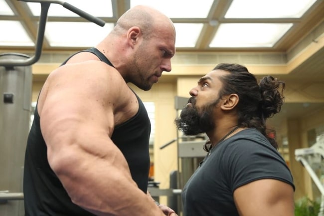 Dhruva Sarja (Right) and Morgan Aste in an Instagram post in August 2019