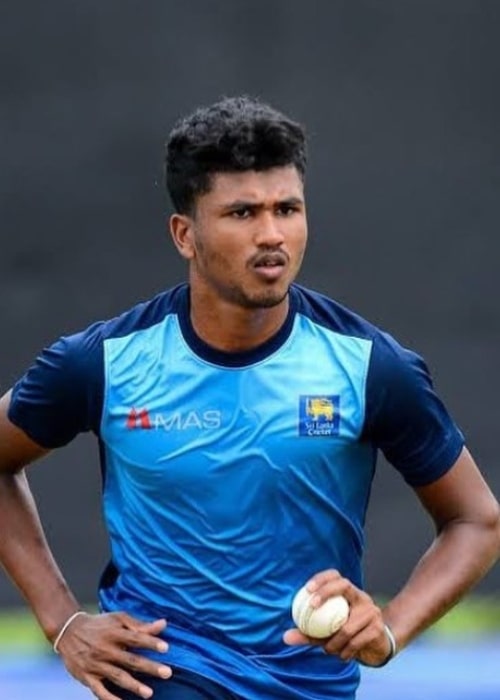 Dilshan Madushanka as seen in an Instagram Post in October 2021