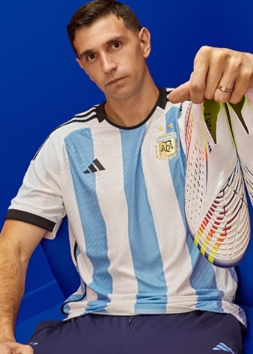 Emiliano Martínez as seen in an Instagram Post in October 2022