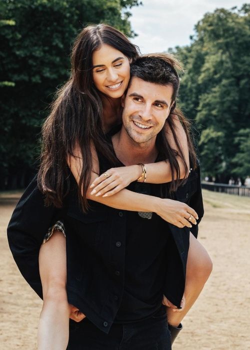Lauren Gottlieb as seen with her boyfriend Tobias Jones in August 2022