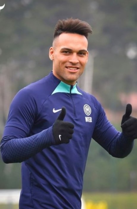 Lautaro Martínez as seen in an Instagram Post in September 2022