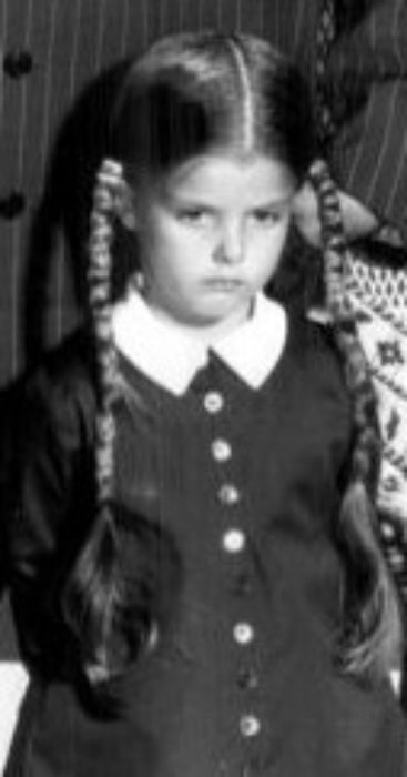 Lisa Loring as 'Wednesday Addams' in 1964
