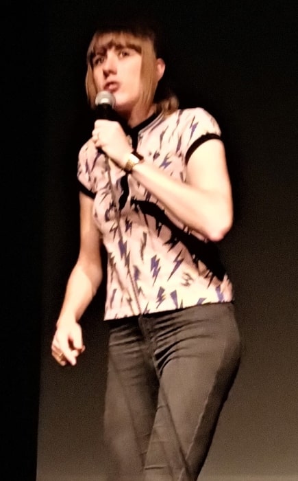 Maisie Adam as seen while performing in October 2022